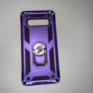 Galaxy S8 Otter Box Purple Black Cell Phone Cover Case FingerRing Kickstand